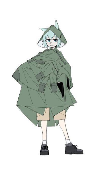 「poncho short hair」 illustration images(Latest)