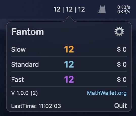 MathWallet's tweet photo. Fantom realtime GAS: 12 GWEI
Install MathGas to check the realtime multichain Gas Price!
https://t.co/PPzMPrUeeY
#Fantom #MathWallet #MathGas https://t.co/pcUBqhQyf6