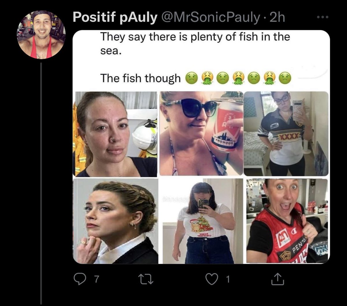 NewyBeachBum's tweet photo. Paul must have thought this fish was ok at some point though….. I mean why else would he have sent me a video of his dick inside his Souths boxers, twice! 🤮🤮🤮
#Crisis #HiPaul https://t.co/y0zMRBm05S
