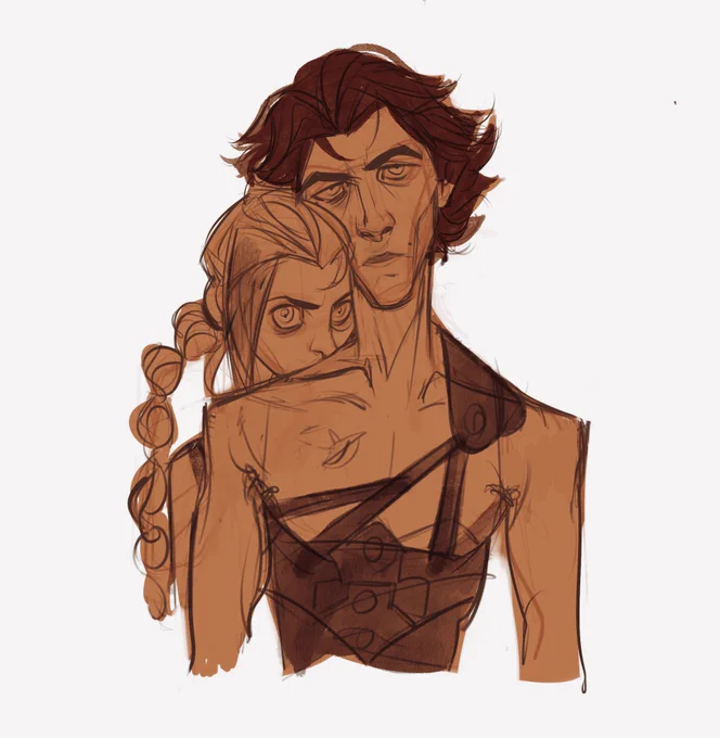 sketch. My best friend would always lean on and have my back when needed…I feel Jinx would do the same for science pal Viktor. 