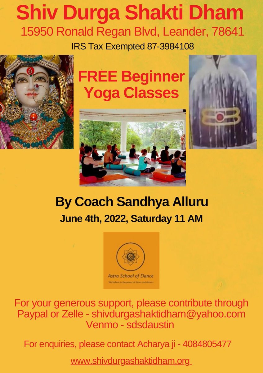 SDurgaSDham's tweet photo. Wellness is based on spiritual and physical energy and Yoga is combination of both . https://t.co/uCoVK6tbnp