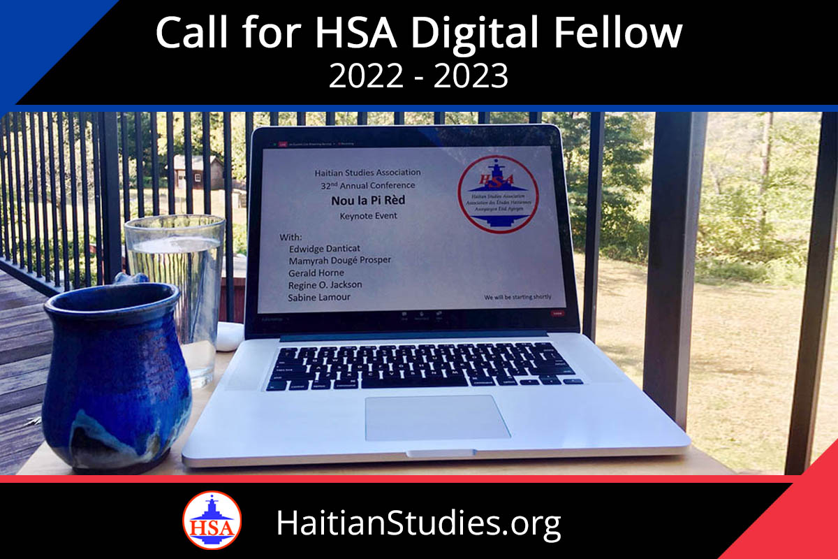 HaitianStudies's tweet photo. Call for HSA Digital Fellow
The Haitian Studies Association (HSA) is seeking a Digital Fellow to help expand and develop the Association’s digital platforms.
https://t.co/jaC69mHzN5 https://t.co/wdS4bDqg4b