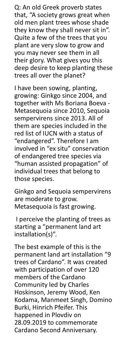45_Billion's tweet photo. “I perceive the planting of trees as starting a “permanent land art installation(s)”” -Vasil https://t.co/CWljuGxNgf