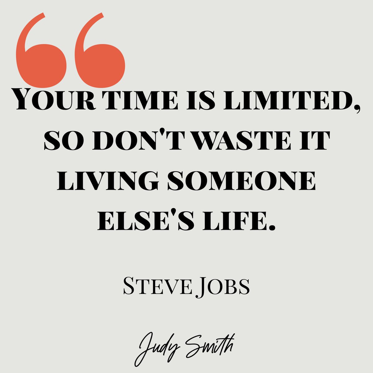 You only have one life, so get going! #wednesdaywisdom