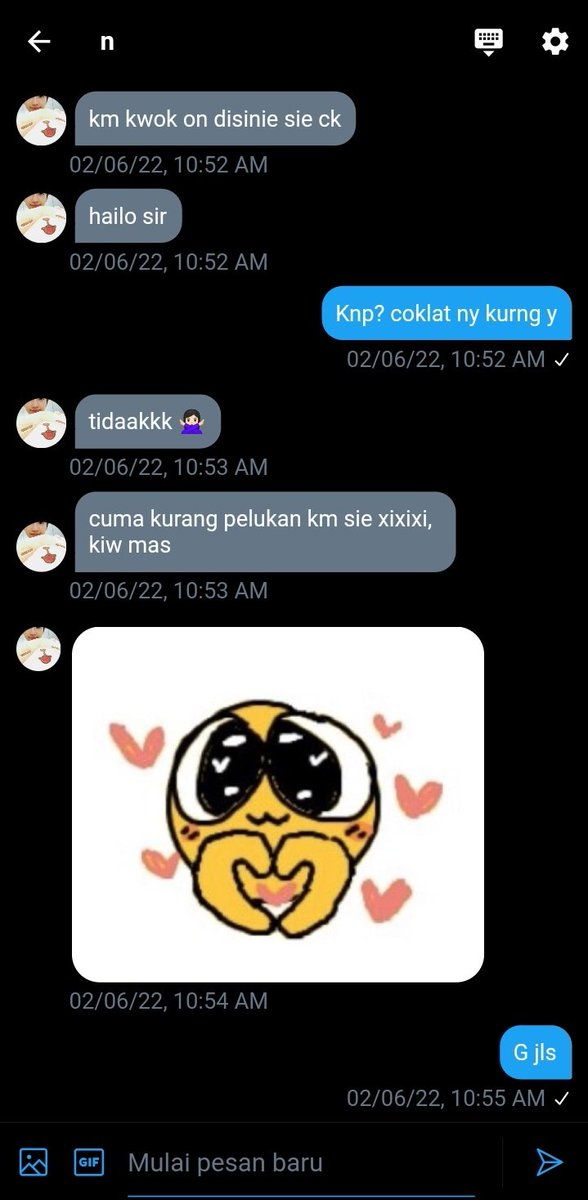 rinanaj_'s tweet photo. ✰ nomin promt au —

Orlando dengan segala kesabaran nya mempunyai pacar yang merupakan anak meme + freak.
"punya pacar freak ko mau sih do?".
"Nadim freak tapi lucu" -Orlando.

© written by Karina N https://t.co/Y2oPH7PDUA