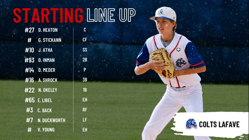 LarryLaFave25's tweet photo. Game Tomorrow @ Frankfort! Let's GO!

@Colts_BB_Club https://t.co/l93yQzZuUE