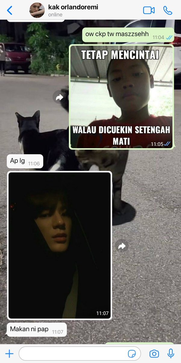 rinanaj_'s tweet photo. ✰ nomin promt au —

Orlando dengan segala kesabaran nya mempunyai pacar yang merupakan anak meme + freak.
"punya pacar freak ko mau sih do?".
"Nadim freak tapi lucu" -Orlando.

© written by Karina N https://t.co/Y2oPH7PDUA