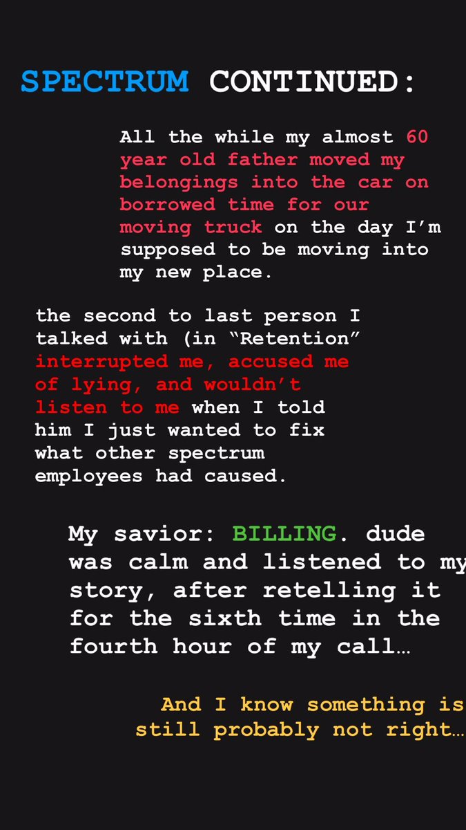 MeTheLetterE's tweet photo. I really have to ask: @GetSpectrum @Ask_Spectrum - this you? I’d love to talk to someone again so a brand new customer doesn’t have to go through this again. Honestly - how do we make sure this doesn’t happen again?!? #Spectrum #CustomerService #SpectrumFail https://t.co/5SRkSNd9mQ