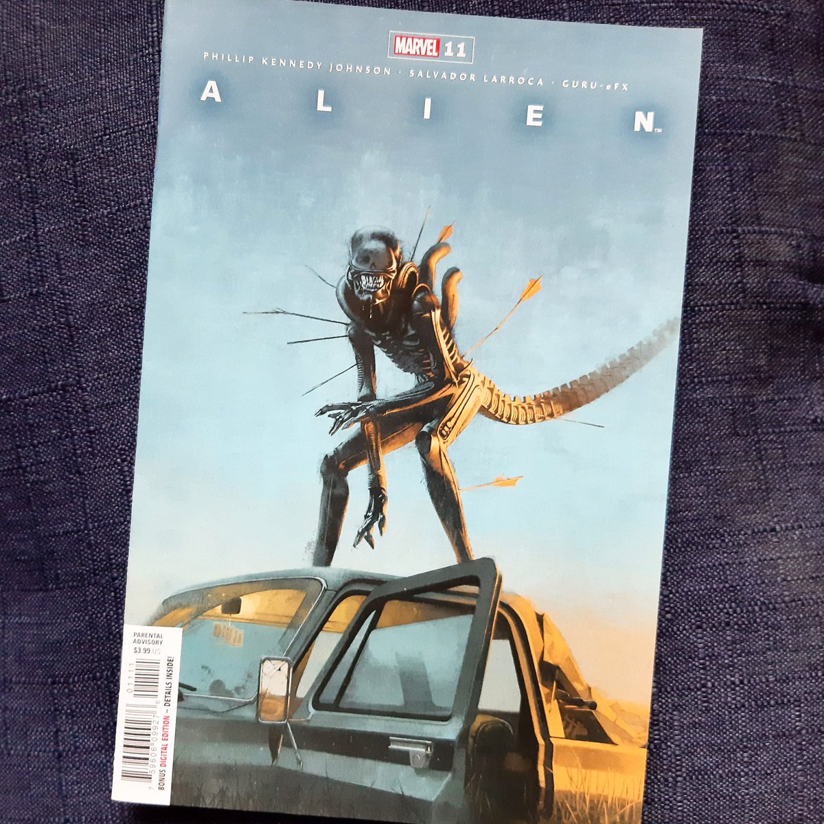 EmjayMj2's tweet photo. #Alien #MarcAspinall #MarvelComics #PhillipKennedyJohnson https://t.co/K9NyEt3Cea