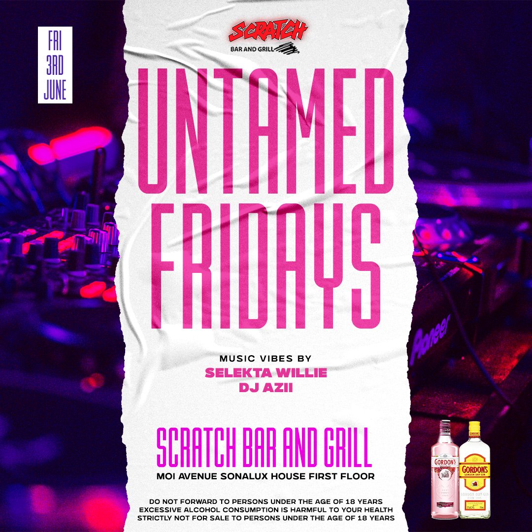 scratchbar254's tweet photo. Friday's Game Plan Is Very Simple.
The Place To Be ⏭️ @scratchbar254
Blends By @deejayazii x @selektawillie https://t.co/NXbgQMrjKv
