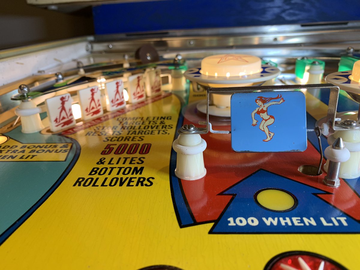 ThePinScientist's tweet image. My latest restoration job is complete! Surf Champ (Gottlieb, 1976). 🏄‍♂️ 

Did you notice the EM Score Keeper mod? 🏆 

TheEMScoreKeeper.com 

#Pinball
#PinballMod
#PinballMods
#PinballRepair
#PinballRestorations
#PinballCollector
#Electromechanical
#ElectromechanicalPinball