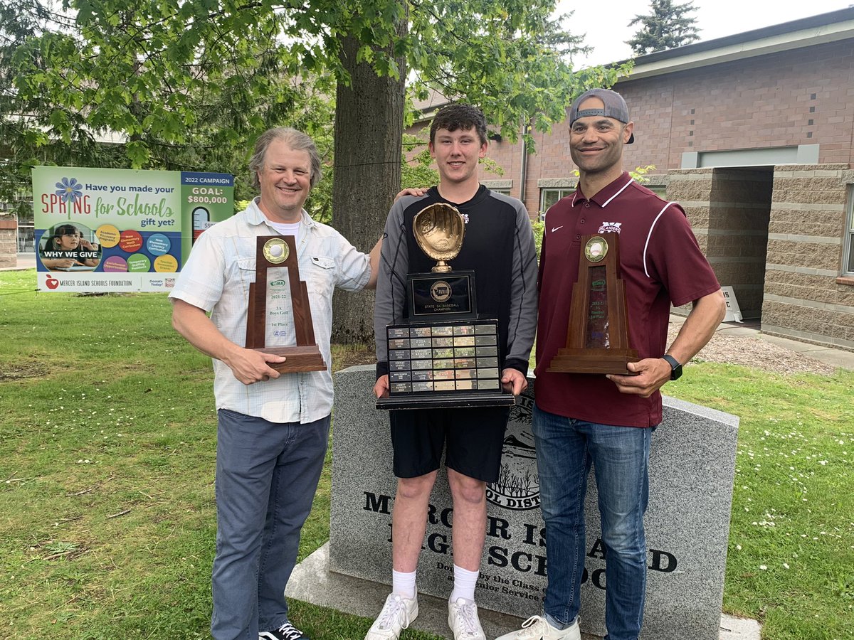 21 plus years of covering high school sports in the Pacific Northwest and I’m not sure I’ve ever heard about a kid winning two <a href="/wiaawa/">WIAA</a> state team titles in two different sports in the same week. <a href="/OtteEvan/">Evan Otte</a> from <a href="/MercerIslanders/">Mercer Islanders</a> won a golf title and baseball title last week!