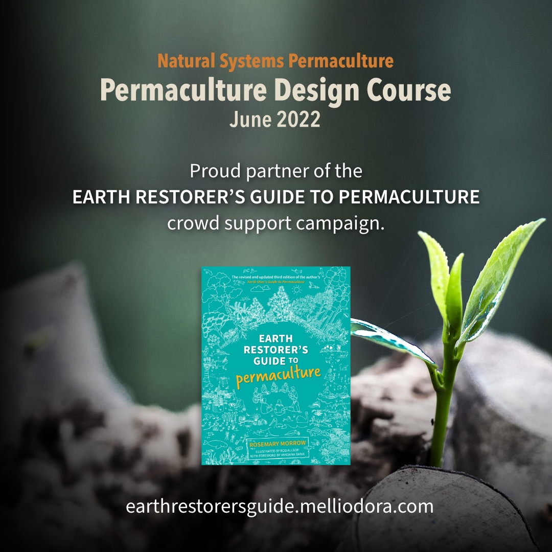 Today we're feeling grateful for Natural Systems Permaculture, proud partner of our earth restoring crowd support campaign. Early bird tickets for their June PDC end TOMORROW so follow the link for all the info 🌱

melliodorapublishing.com/nps
