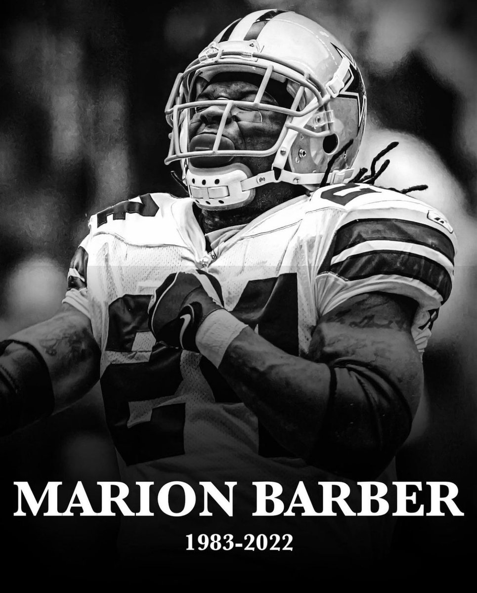 LawsNation's tweet photo. Former #Cowboys Pro Bowl RB Marion Barber RIP 🙏🏾🙏🏾🙏🏾 https://t.co/tiGsYaDXbL