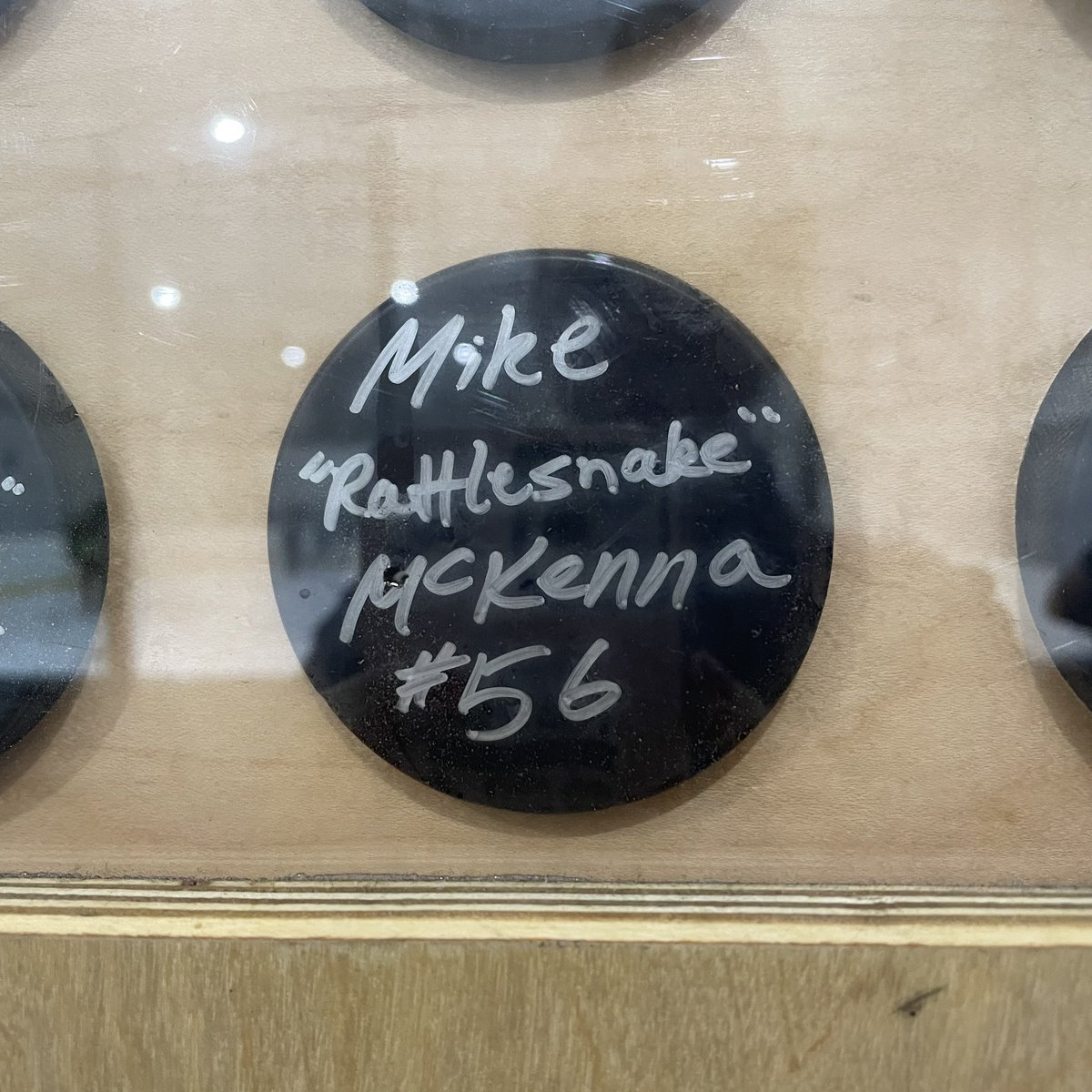 adpsaul's tweet photo. Hey @MikeMcKenna56! Eye spy with my little eye someone’s name at the mini rink back here in PA! 🥅 My ‘10 is getting a little ice time here tonight 🤩 Miss ya! https://t.co/tL0qhm06Lz