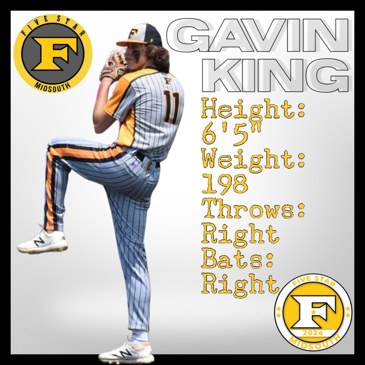 nixonpromedia's tweet photo. Pretty pumped to pick up @Gavin_King0811 and help out with some content for his recruiting. Big kid with a big arm…..&amp; a big future! @5starmidsouth24 @5starmidsouth 
#baseball #recruiting #baseballfamily #baseballfield #ncaa #springtraining #recruit #travelball #work https://t.co/mQPCC05dAT