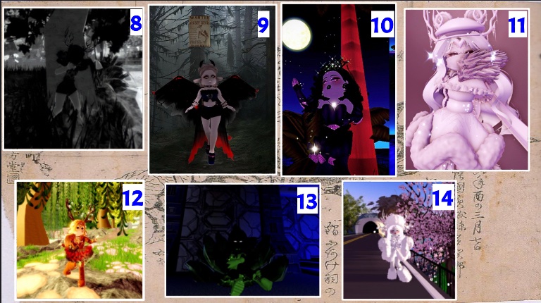 YurtleZeTurtle's tweet photo. 👹 Avatar Elimination 👹
🧌ROUND 1🧌
🦕Theme: Cryptids🦕
🎁Prize: 20k RHD🎁
🔎Pick 3 outfits to eliminate🔍 https://t.co/j6wGw81yYX