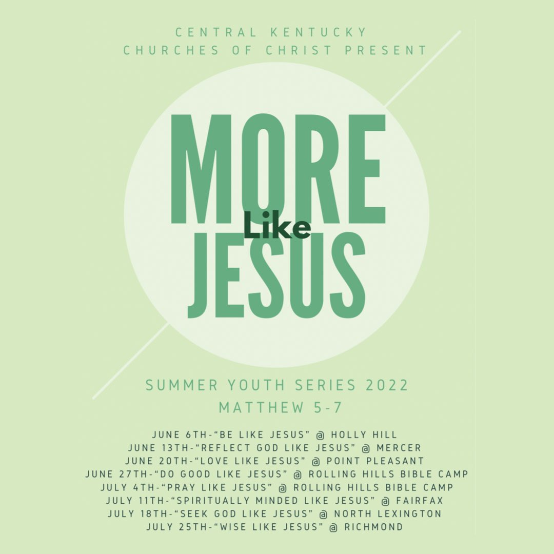 summitcofc's tweet photo. Central Kentucky Summer Youth Series starts Monday! Get excited! https://t.co/K9iI3nvH0W