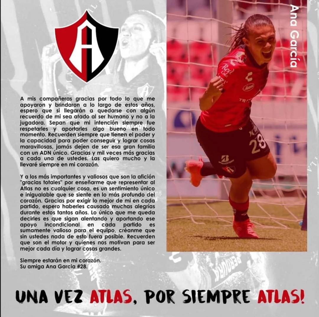 HASTA PRONTO FIEL🦊🔴⚫
<a href="/AtlasFCFemenil/">Atlas FC Femenil</a>