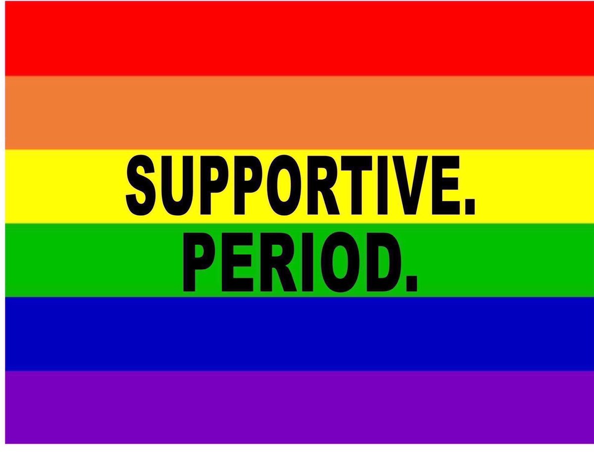 DrRonHolt's tweet photo. For #PrideMonth, you don't have to be a member of the #LGBTQ+ community to be supportive. Regardless of how you identify, retweet to show your support. Especially our straight allies! We so appreciate all you do for equality. ❤ 🏳️‍🌈 https://t.co/wJGpqH60CQ