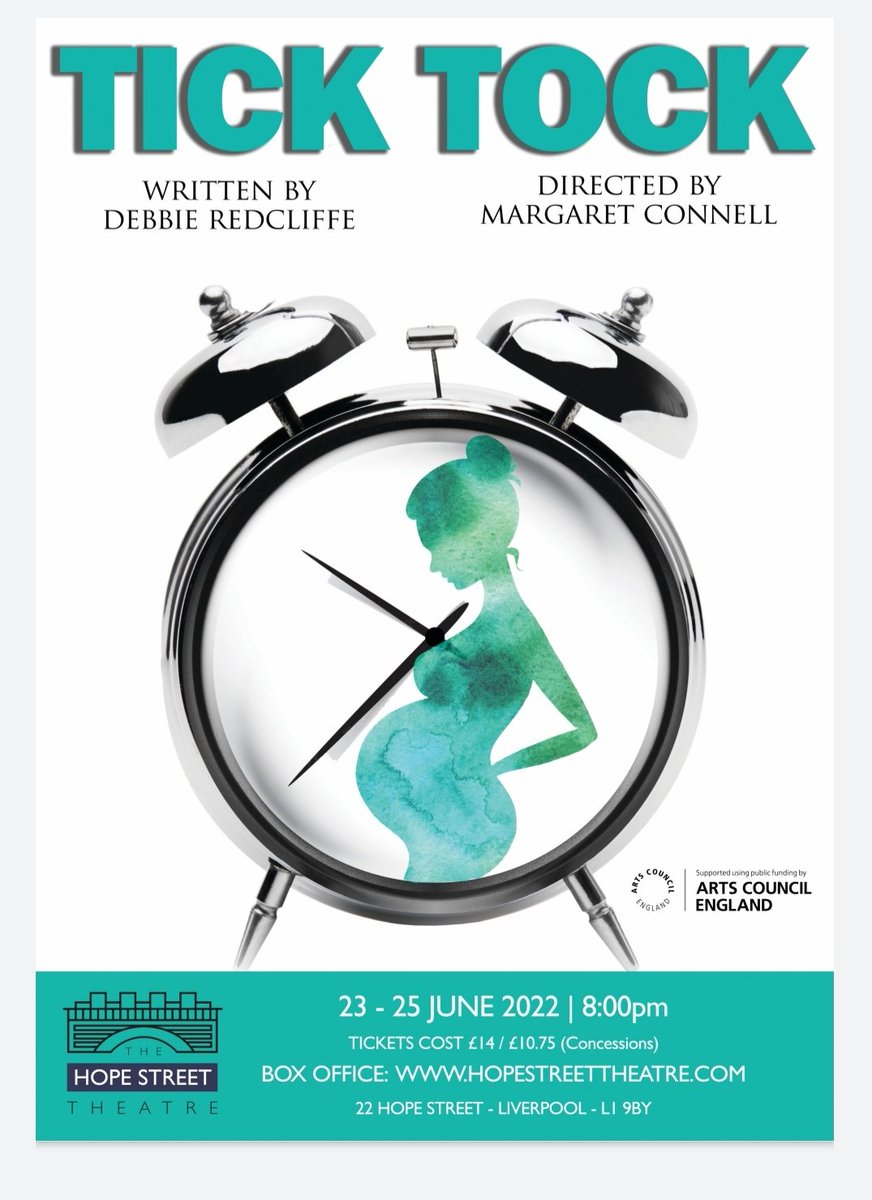 Tick Tock. Countdown ti rehearsals on Monday for my first play. We have a great cast x Performing 8pm 23rd to 25th June at Hope Street Theatre Liverpool. Tickers on sale <a href="/Ticketquarter/">Ticket Quarter</a>.co.uk
Xx