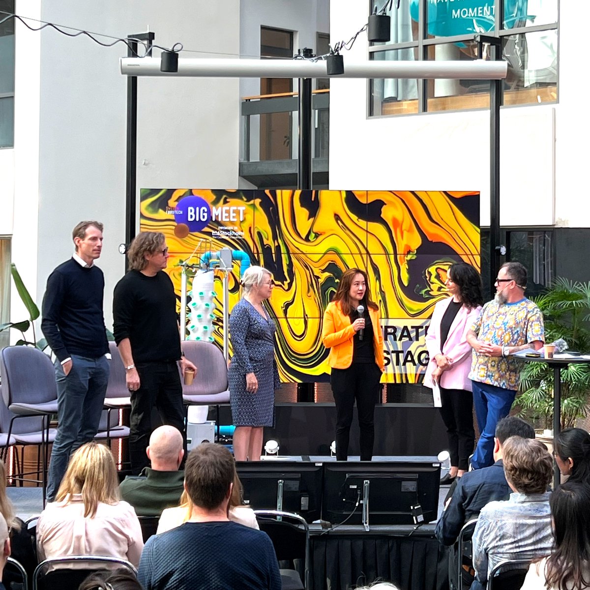 🎉Kicked off the #BigMeet2022 by <a href="/SweFoodTech/">Sweden FoodTech</a> this morning and looking forward to @PatriciaBubner's panel tomorrow - “Same food, new process, alternative future: The world's largest effort towards cultivated foods” with <a href="/robertejones/">Robert E. Jones</a>, <a href="/GroenewegenLeo/">Leo Groenewegen</a>, and #StephanieMichelsen.