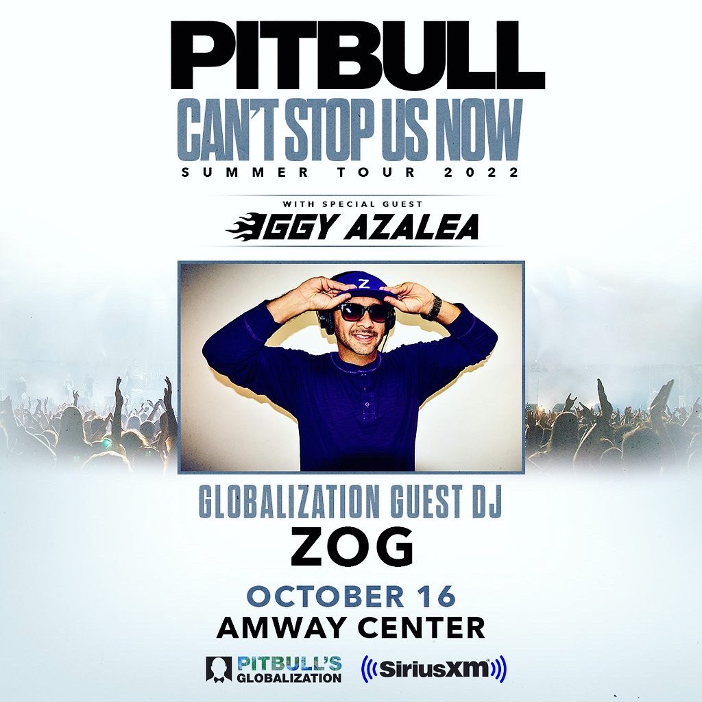 Excited to announce I’ll be opening up for <a href="/pitbull/">Pitbull</a>’s “Can’t Stop Us Now Tour” with special guest <a href="/IGGYAZALEA/">IGGY AZALEA</a> at the @AmwayCenter in #Orlando Sunday Oct 16th! #Pitbull #IggyAzalea #CantStopUsNowTour