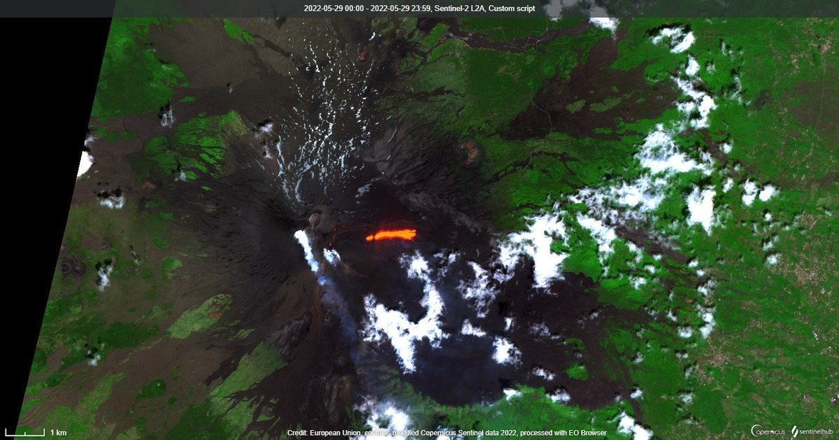 WED_explorer's tweet image. eruption of #Etna #volcano 🌋 May 17 to June 1, 2022.
image from 🛰@CopernicusEU
Processed in 🛰@sentinel_hub
©️The script published by @Pierre_Markuse
🛰@sentinel_hub #CustomScripts