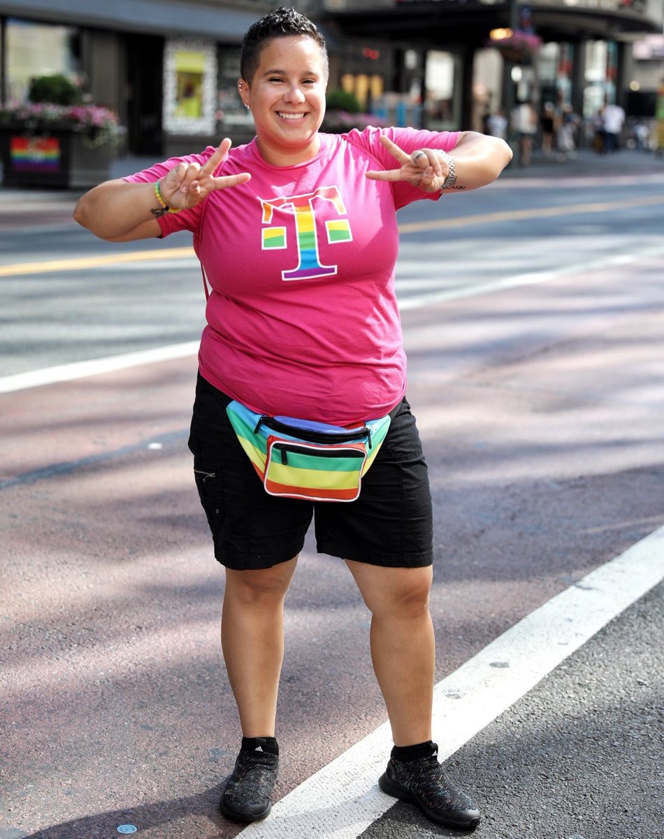 🏳️‍🌈Happy Pride month!🏳️‍🌈 Here's a Throwback to the NYC pride parade 🌈 #tmobilepride #tmobiletrucknj