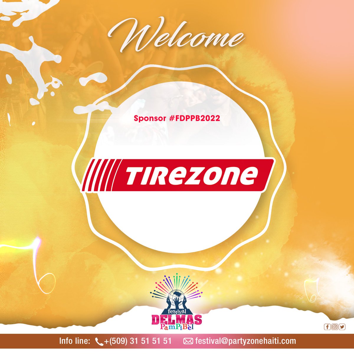 festdelmasppb's tweet photo. Welcome to @tirezonehaiti to the FDPPB Family.
#TireZone #FDPPB2022 #DELMAS #MF #FDPPB #Delmas #WeLoveDelmas https://t.co/QGWdVkTJ0g
