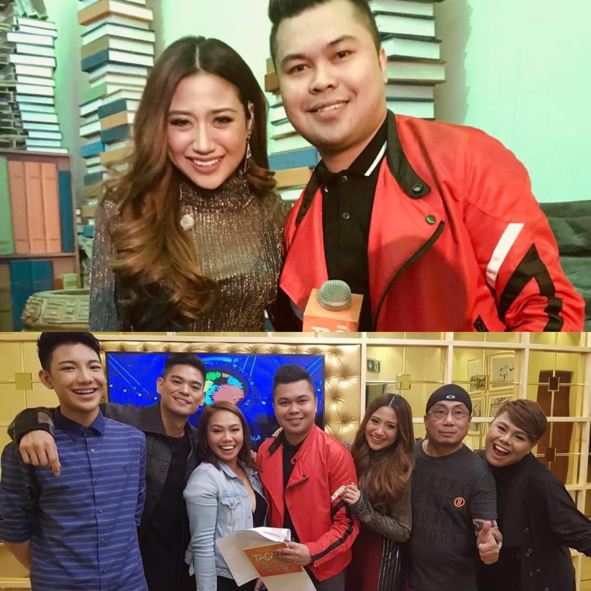 imjohnnybiryani's tweet photo. Throwback pic to our first #TAGLIVE in 2017! First hosting job ko dito sa DXB kasama ang isa sa pinakahalimaw magperform sa stage. Kantahan mo ko ng GKNB ng LIVE pagbalik mo dito please. Hahaha! Happy birthday teh @itsMorissette!
HAPPY MORISSETTE DAY
#ThePhoenixTurns26 https://t.co/yQce90Bp8c