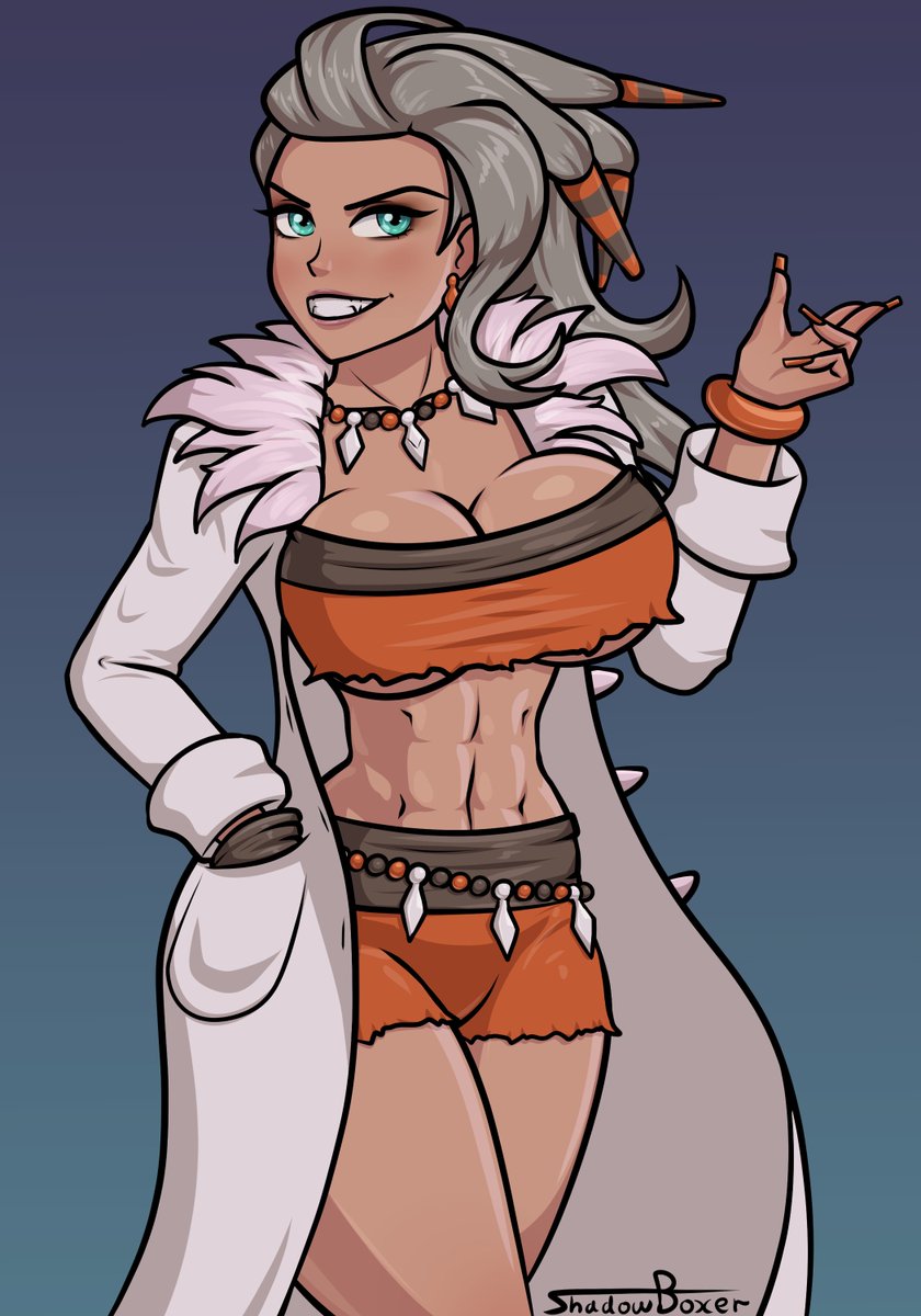 ShadowBoxer_sfw's tweet photo. Professor Sada from the next Pokemon game 👀👀I ABSolutely am a fan of her design🥵 https://t.co/6Zosywe4T9