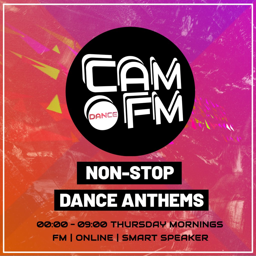 Wednesday Night is party night! Keep up the vibe with non-stop dance anthems from Midnight 'til 9am on Thursday morning! 🕺🏾💃🏻🔥

The <a href="/camfm972/">Cam FM - 97.2</a> Selection turns itself over to Cam FM dance , bringing you the bangers! Who is with us?!

#HouseMusic #DanceMusic