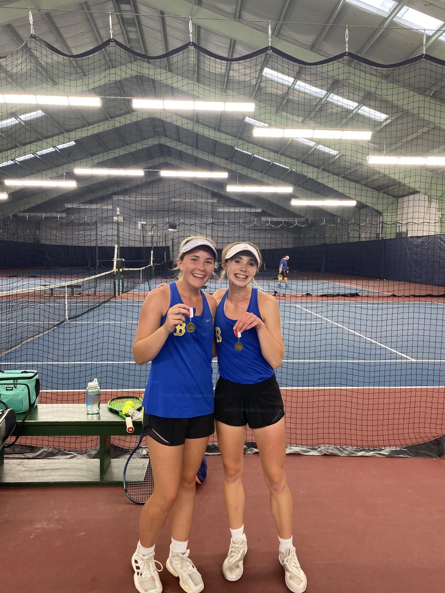 BburgHSBruins's tweet photo. Congratulations to Raya Freeborn and and Kirsten Woods! Region Doubles Champions 🥇 https://t.co/9bgHubwxTF