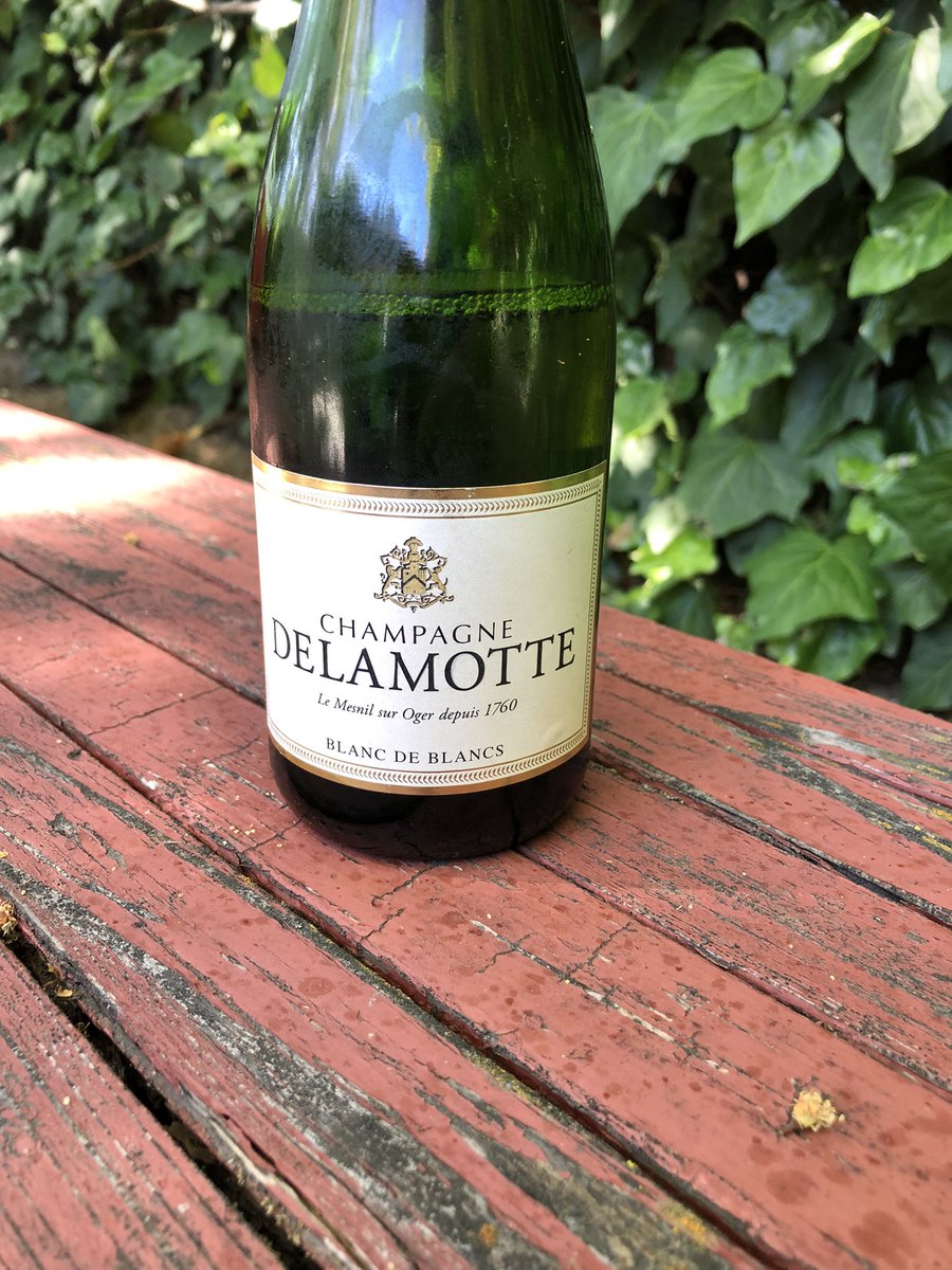 AffordCollector's tweet photo. Pre Lyft Ride Beverage, NV Delamotte Blanc de Blancs Champagne. #backyardwine #socialwine #Champagne #delamotte @SalonDelamotte @Champagne https://t.co/DWIeDsMet7