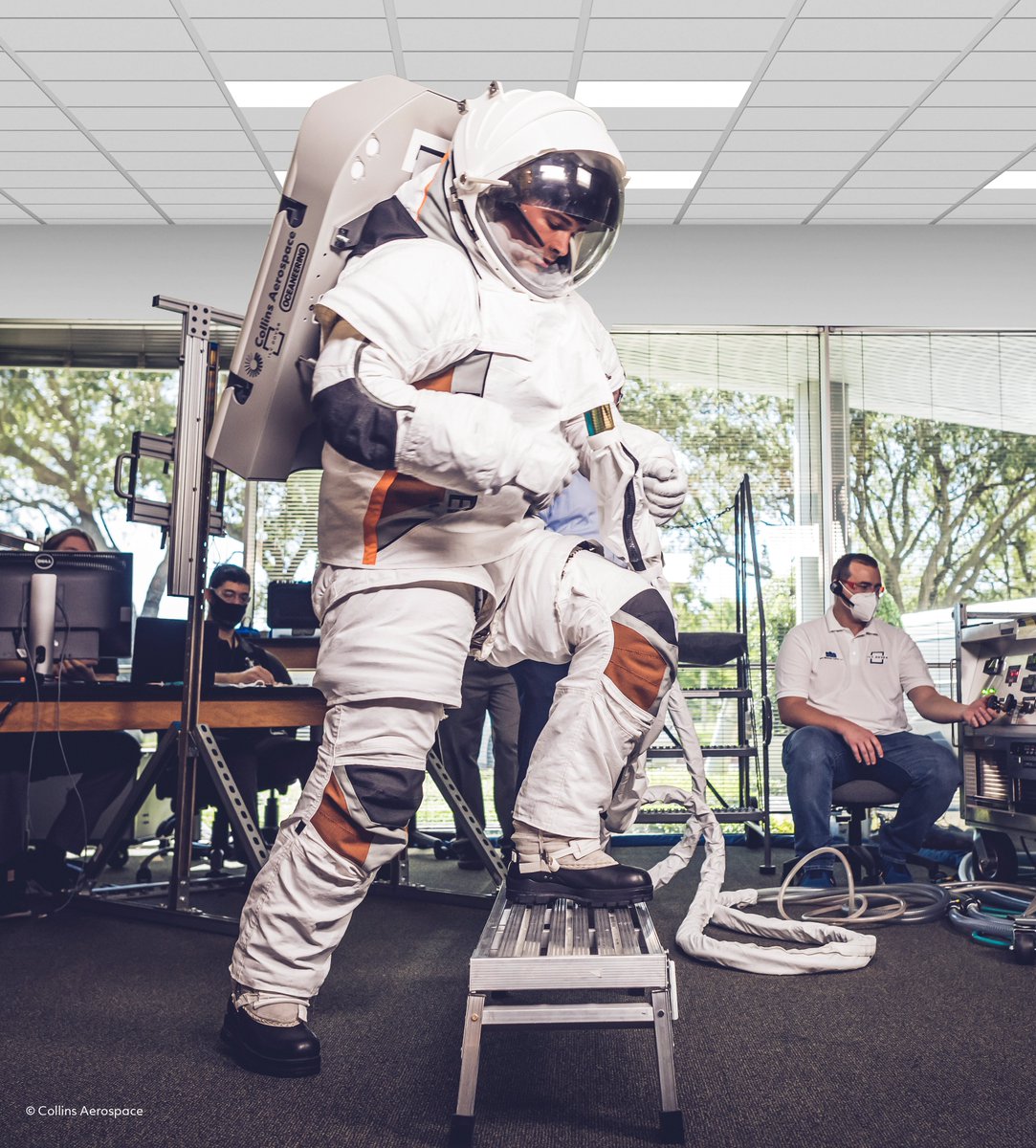 Love the look of the Collins Aerospace Space Suit promo shots. Will be interesting to see if these are very close to what is the final reality.
