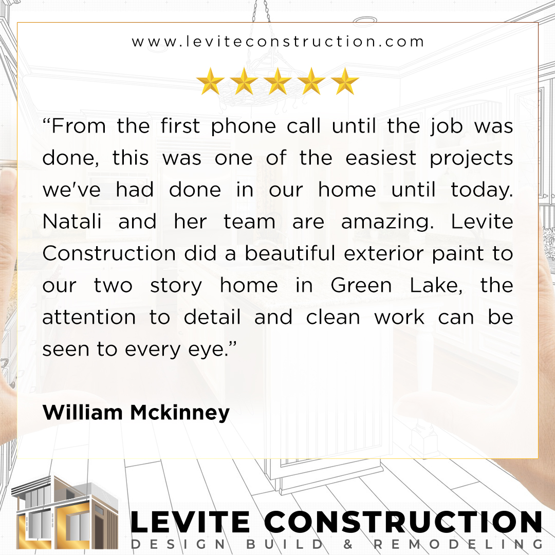 LeviteConstruc1's tweet photo. Thank you William for sharing your kind words. It was a pleasure to work with you on your beautiful exterior paint and siding for your home. Schedule a Free Consultation 425 998 8958 | info@leviteconstruction.com #leviteconstruction #constructioncompanyinseattle #siding #paint https://t.co/UEKQT5tzAm