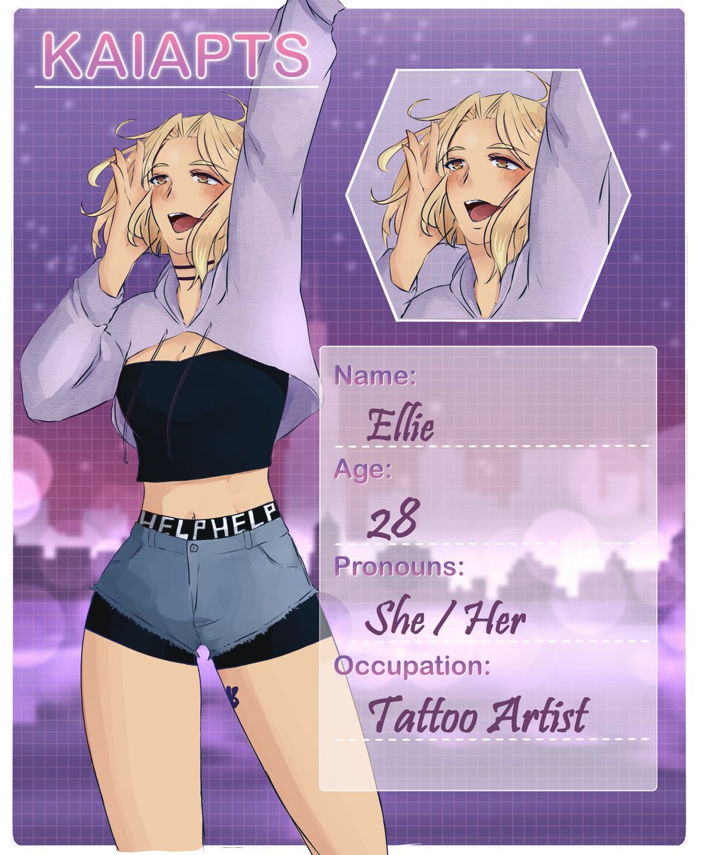kaiapts's tweet image. cool girl Ellie has blessed us with her presence 🙏 she joins Kai Apartments with her brother, Katsuo Momose - what a lovely sister/brother duo! go go Ellie !! 🥳🍻
credit to PyraDemonia on deviantart!