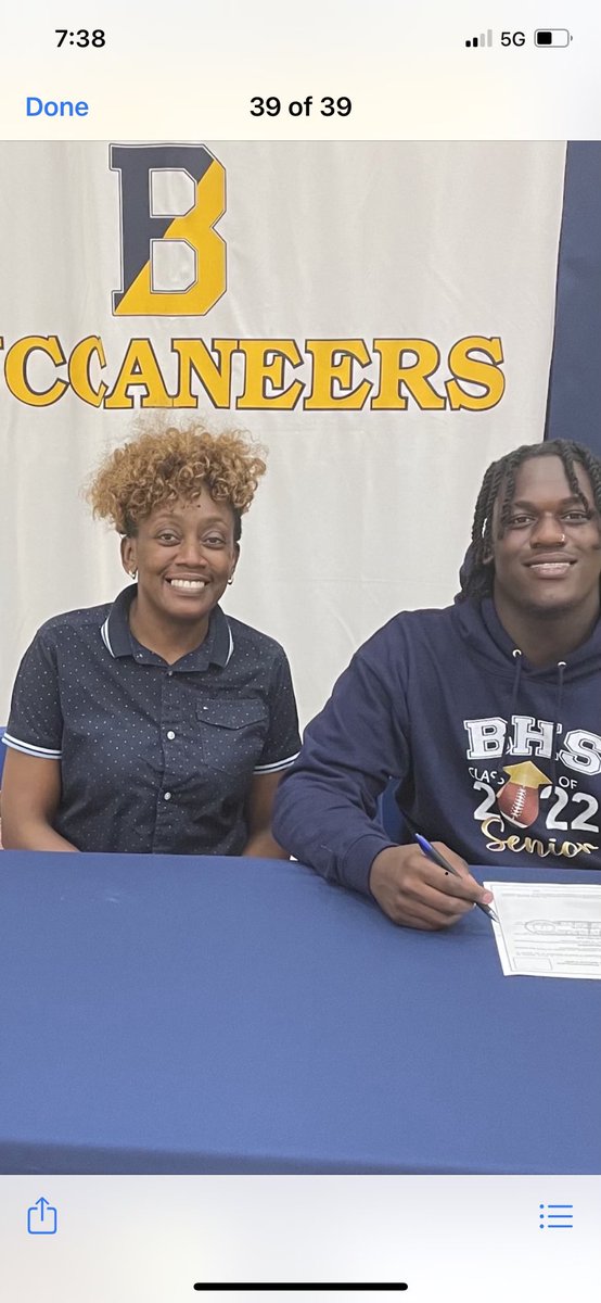 Congrats to Terence Folkes who will be playing Football for Lackawanna College next year. Go Falcons!!!
