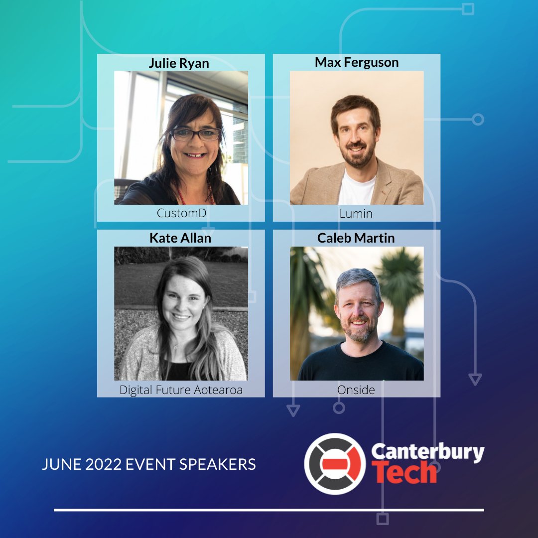 If you didn't already know, below are the speakers at our event next Wednesday! What a line-up!  Register here: events.humanitix.com/canterbury-tec…