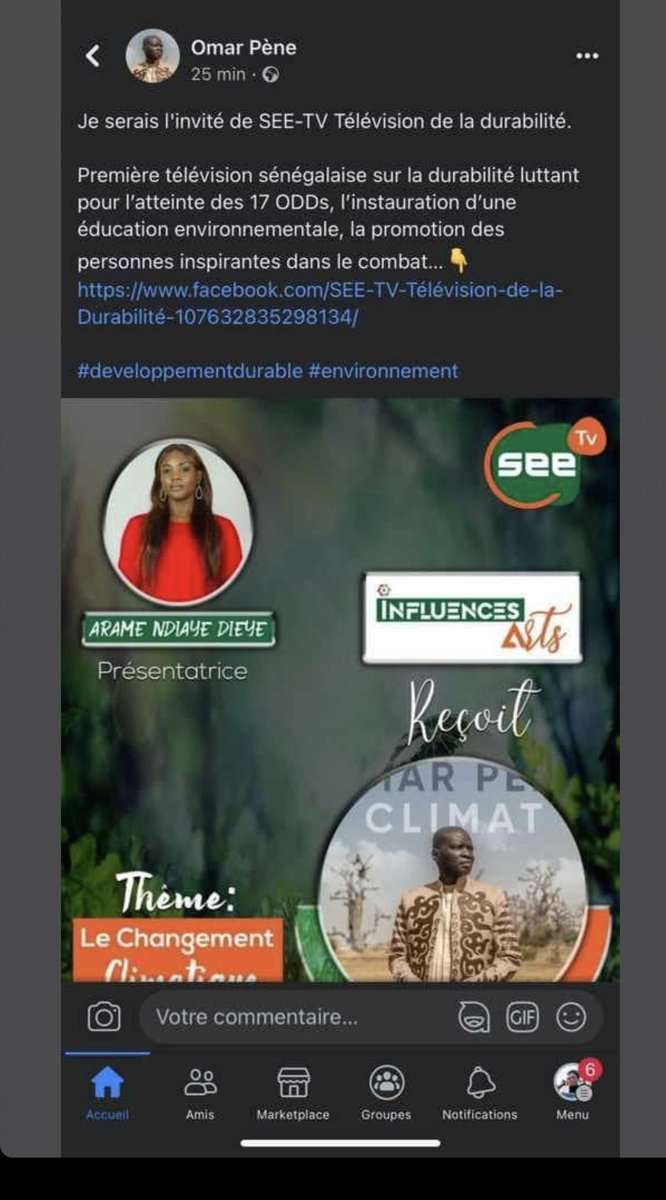<a href="/Omar__Pene/">Omar Pène</a> <a href="/AfsudS/">Afsud Senegal</a> <a href="/CCNUCC/">ONU Climat</a> <a href="/4africalliance/">West Africa Climate Alliance</a> <a href="/SEEMagazine2/">SEE Magazine</a> @Moustapdiop001