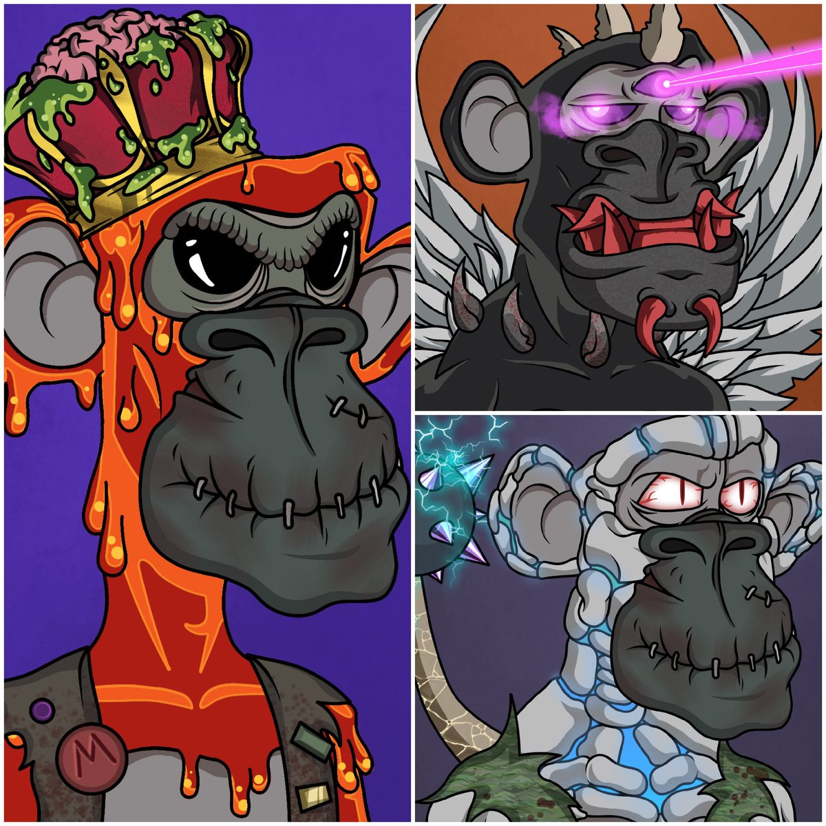 BlockchainBuck1's tweet photo. @The_ApeDao
Man these are some bad ass apes. Congrats to the #The_ApeDao Very well done, standing ovation! 🔥
#CNFT #CARDANO https://t.co/qzMpC6OvCQ
