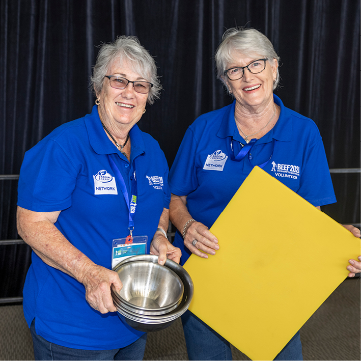 THURSDAY THROWBACK: Beef Australia sincerely thank all our wonderful volunteers who’s efforts were vital to the preparation and delivery of this world class event in 2021. 💕 We look forward to seeing you all again in 2024! #Volunteers #Community #Beef24