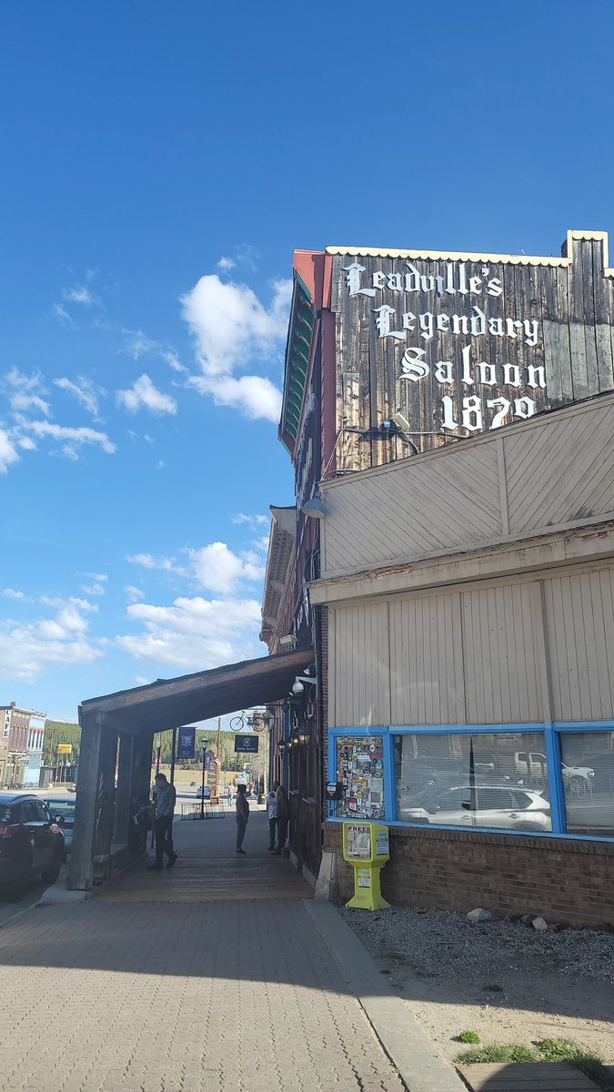 Hanging out with the piano Doc Holiday used to play at the legendary Silver Dollar Saloon. #Leadville #Colorado