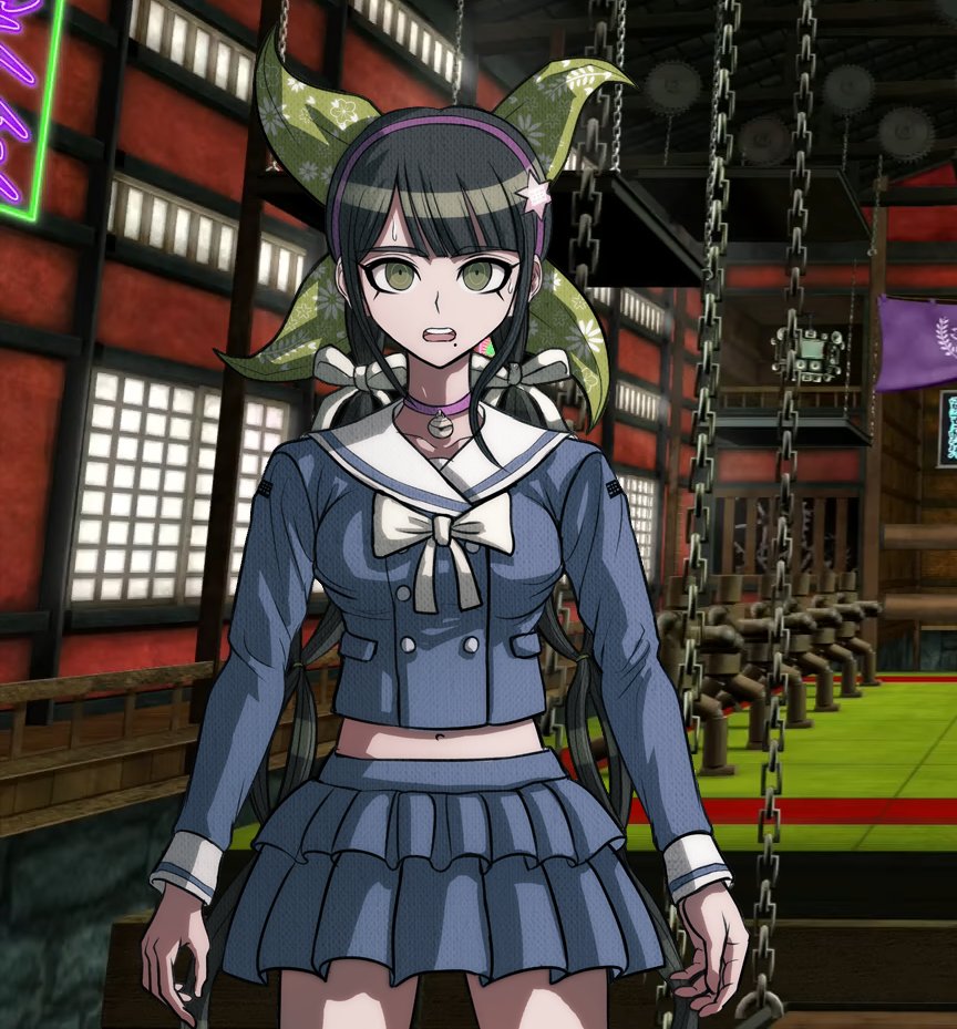 ❝ . . . Okay, but why did you ask Tenko here? You know more than anyone that Tenko doesn't like you. So why did you invite Tenko? ❞

Tenko stopped walking and faced Angie, her face incredibly serious. She's staring at Angie with an expression seldom seen on her