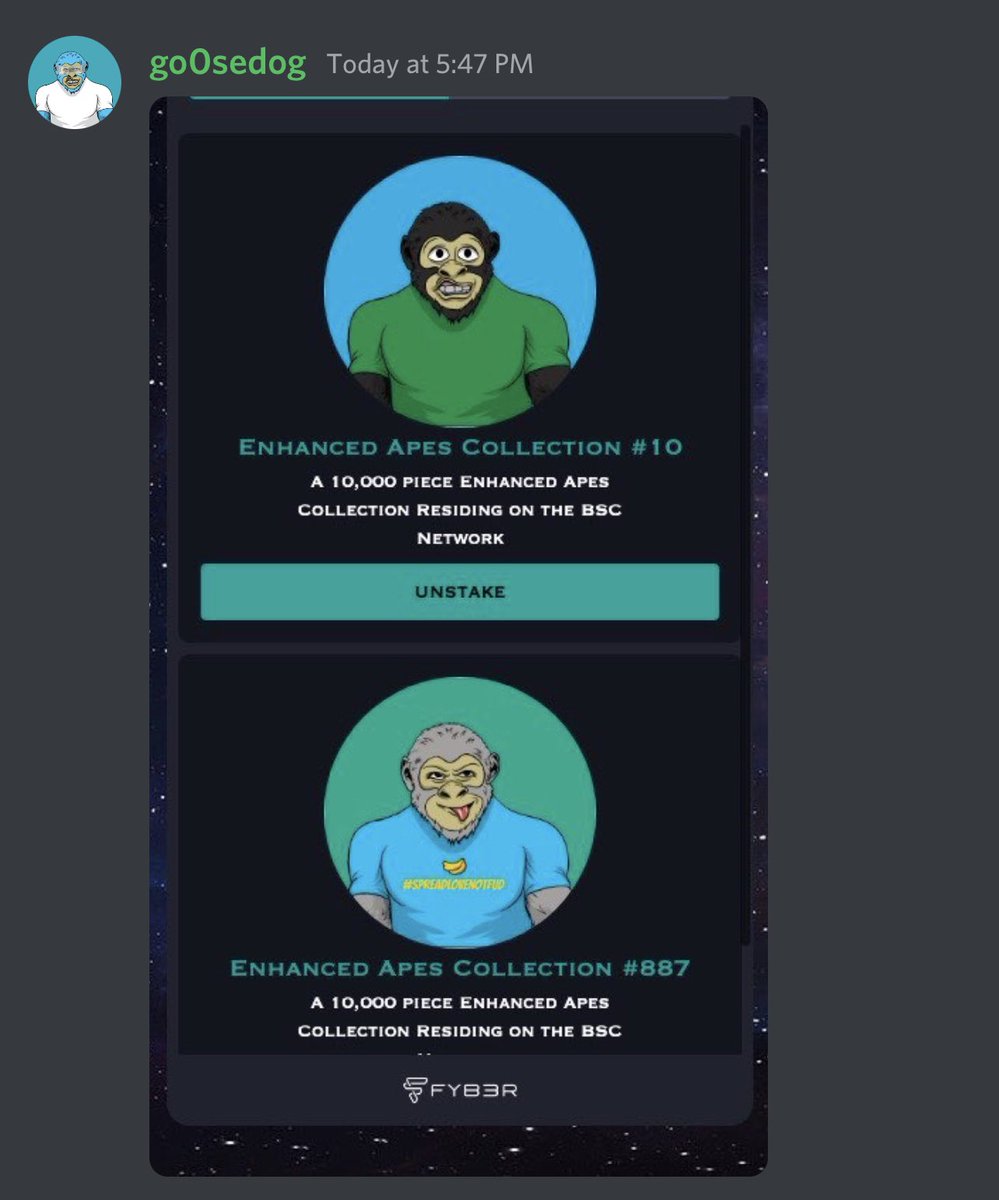 LiberalsHateMeh's tweet photo. WAIT JUST ONE MINUTE!!
You are gonna be able to stake your @EnhancedApes tonight?? 🤯🤯
@go0sedog with the leaks….
#EnhanceToken #EnhanceStaking #EnhancedApes #NFT #NFTProject #NFTStaking https://t.co/oDb8lv3L78