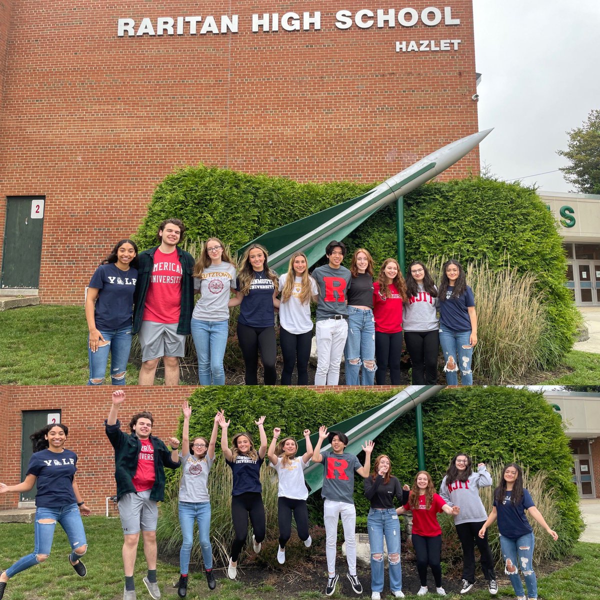 Congrats to Raritan’s Top 10! Proud to say I was the first grade teacher to 5 of them 🙂🥰 Can’t believe my very first class is graduating this year! #feelingproud @hazletproud