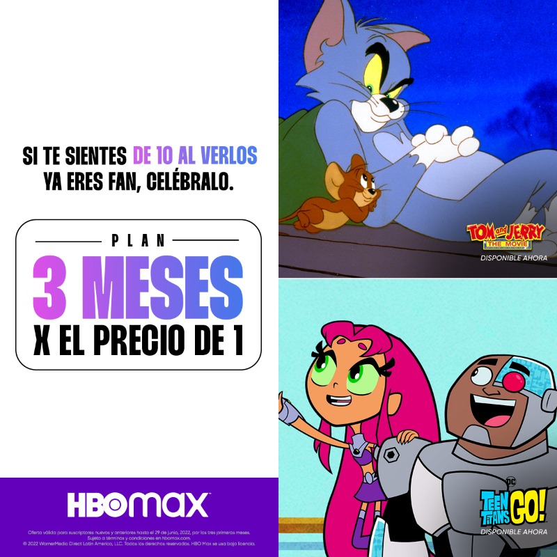 HBOMaxLat's tweet photo. No lo pienses dos veces, que además tenemos una súper promoción para ti.