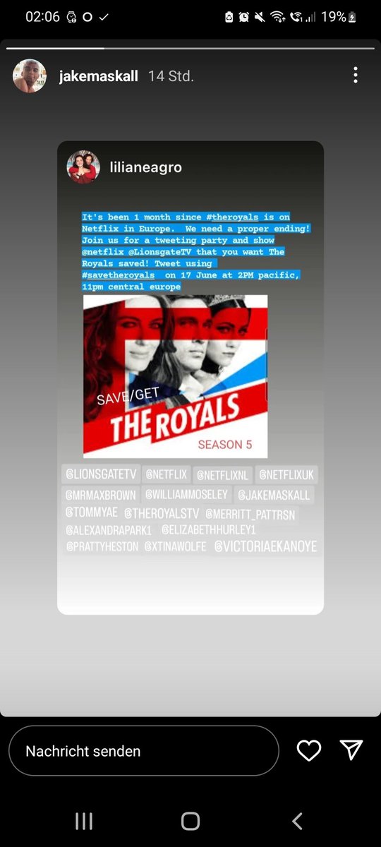 Sabrina2803's tweet photo. #savetheroyals loved it ! we need season 5 and 6 aso🤩💯 https://t.co/s0cVpBPUaV