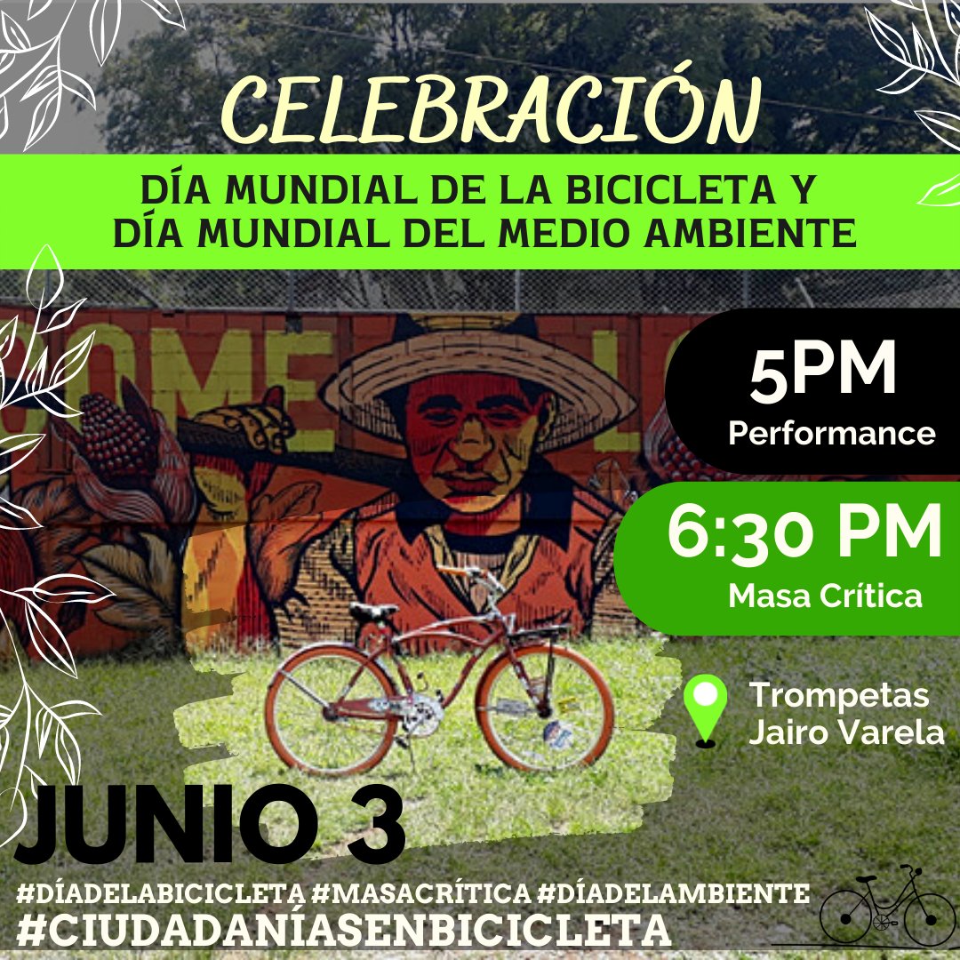 _AnneOtero's tweet photo. Este viernes nos vemos en la plazoleta Jairo Varela 👌
Haremos homenaje a ese vehículo de Revolución 💚 LA BICICLETA 🚲 https://t.co/JbTiMpdIPl
